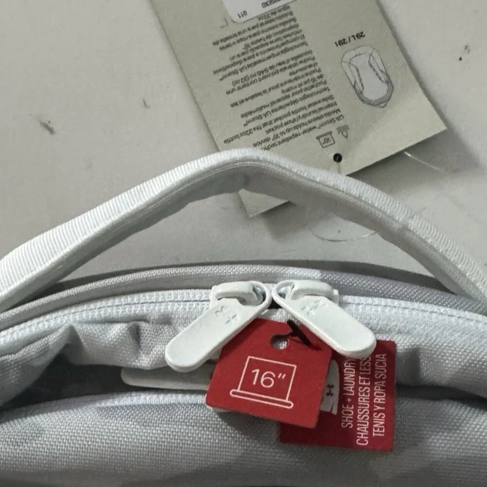 Under Armour Hustle 6.0 Gray/Silver Backpack/NWT